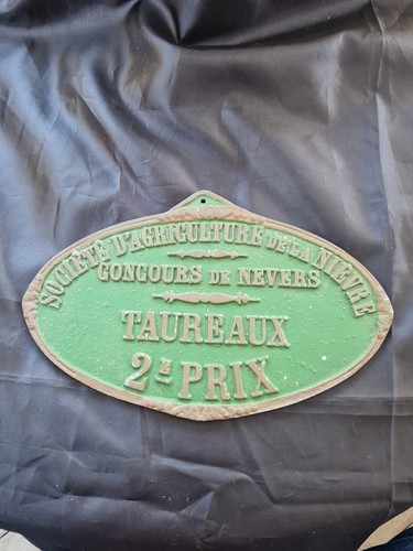 Plaque concours agricole - plaque, de