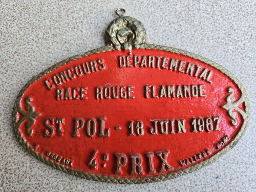 Plaque concours agricole - plaque,