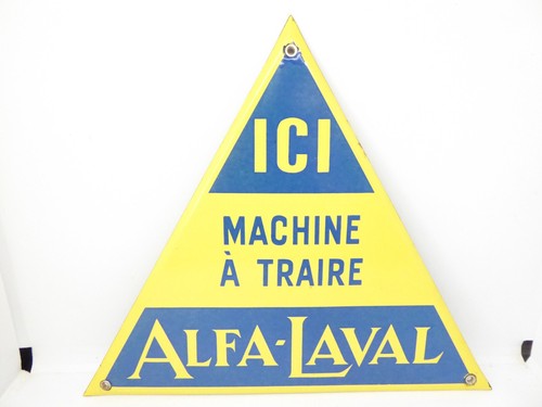 Plaque emaillee alfa - plaque, laval