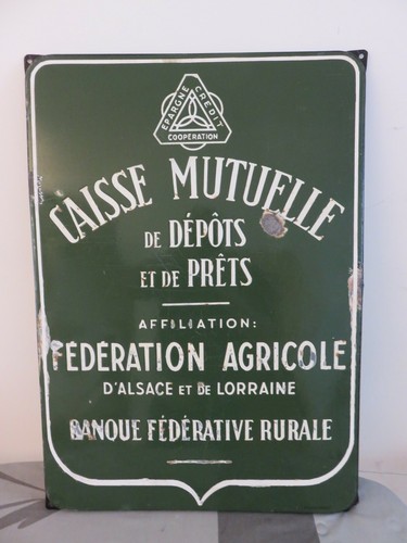 Plaque emaillee caisse - plaque, emaillee-caisse
