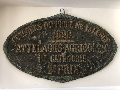 Plaque 2eme prix 1898 - prix,