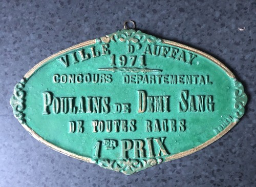 Plaque concours agricole - de,